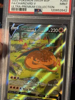 Pokemon Cards Charizard V SWSH260 Ultra Premium Collection Promo - PSA 9 MINT - Image 2