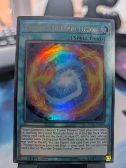 YuGiOh! Thunder Dragon Fusion SOFU-EN060 Ultra Rare 1st Ed - Image 1