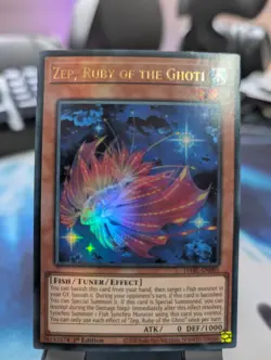 YuGiOh! Zep, Ruby of the Ghoti DABL-EN085 Ultra Rare 1st Ed - Image 1