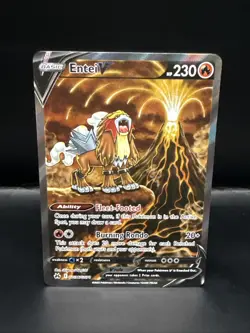 Pokemon TCG Entei V Crown Zenith: Galarian Gallery GG36/GG70 Holo Ultra Rare - Image 2