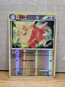 Clefable 1/95 Call of Legends Reverse Holo Rare Pokemon Card TCG - Image 1