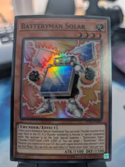 YuGiOh! Batteryman Solar OP10-EN005 Super Rare - Image 1
