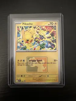 Pikachu “Winner” Promo 2025 World Championships SVP EN 225 Pokemon Worlds NEW - Image 1