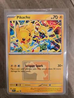 Pikachu “Winner” Promo 2025 World Championships SVP EN 225 Pokemon Worlds NEW - Image 1