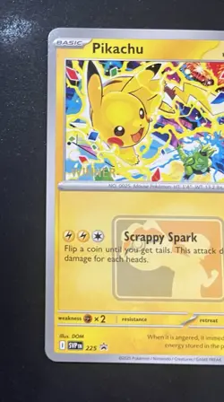 Pikachu “Winner” Promo 2025 World Championships SVP EN 225 Pokemon Worlds NEW - Image 2