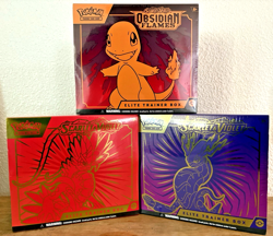 Pokemon: Scarlet & Violet X 2 + Obsidian Flames Elite Trainer Box + Mystery 820650853913 - Image 1