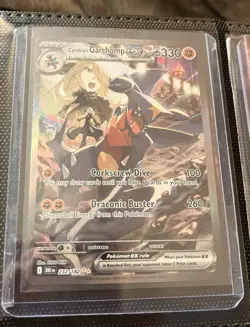 Pokemon TCG Destined Rivals Cynthia's Garchomp EX #232/182 Holo SIR - MINT - Image 5