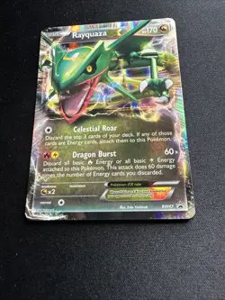 Rayquaza EX BW47 Black & White Holo 2012 Promo Pokemon Card LP/NM - Image 4