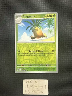 Pokemon Surging Sparks - Exeggutor - 003/191 - Reverse Holo - M/NM - Image 1