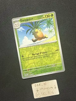 Pokemon Surging Sparks - Exeggutor - 003/191 - Reverse Holo - M/NM - Image 3