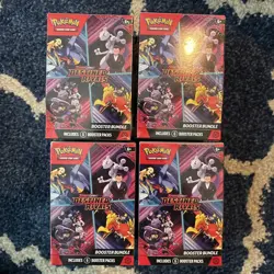 Pokemon TCG Scarlet & Violet Destined Rivals Booster Bundle LOT OF 4 - Image 1