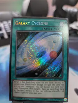 YuGiOh! Galaxy Cyclone CROS-EN062 Secret Rare 1st Ed - Image 1