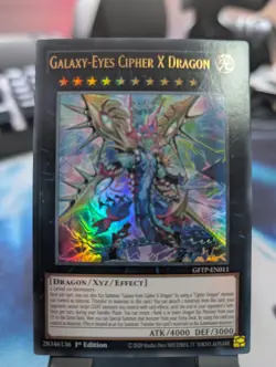 YuGiOh! Galaxy-Eyes Cipher X Dragon GFTP-EN011 Ultra Rare 1st Ed - Image 1