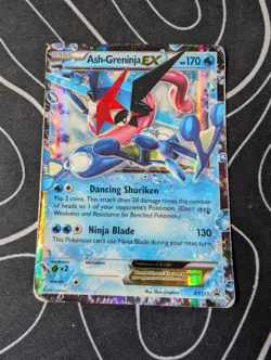 Pokemon Ash-Greninja EX XY133 Promo Holo Card Standard Size - Image 1