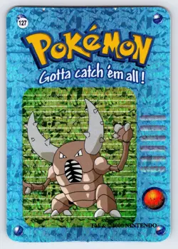 Pinsir #127 Pokemon Vending Prism Holo Sticker Card Nintendo Authentic Nm/Vlp - Image 1