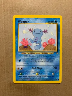 Wooper 71/75 Neo Discovery - Common Pokemon Card - NM/Mint - Image 1
