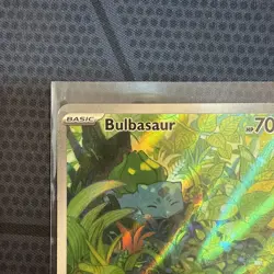 166/165 Bulbasaur - Pokemon 151 - English - Illustration Rare - Pokemon Card TCG - Image 2