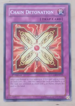 Yu-Gi-Oh Card Chain Detonation Trap - Image 1