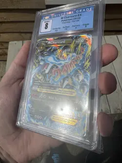 2014 POKEMON XY FLASHFIRE #69 MEGA M CHARIZARD EX CGC 8 GRADED CARD M9 - Image 4