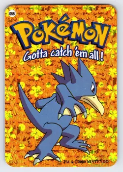 Golduck #055 Pokemon Vending Prism Holo Sticker Card Nintendo Authentic Nm/Vlp - Image 1
