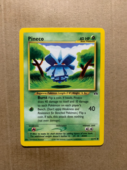 Pineco 61/75 Neo Discovery - Common Pokemon Card - NM/Mint - Image 1