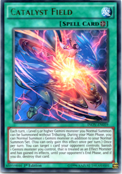 Catalyst Field - INOV-EN059 - Ultra Rare - 1st Edition Yugioh - Image 1