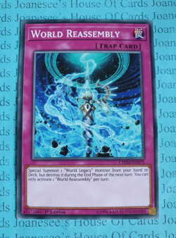 CHIM-EN075 World Reassembly Yu-Gi-Oh Card 1st Edition New - Image 1