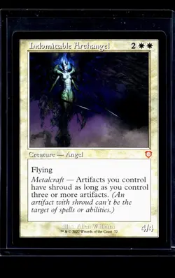 MTG Magic The Gathering BRC The Brothers War Commander #72 Indomitable Archangel - Image 1