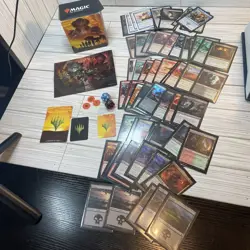 MTG Various Lot Cards Plus Dice Magic The Gathering 2024 Wizards 70+ READ - Image 1