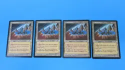 4x CALDERA LAKE LAND TEMPEST RARE MTG MAGIC THE GATHERING NM / UNPLAYED - Image 1