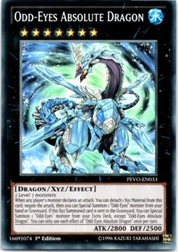Odd-Eyes Absolute Dragon - PEVO-EN033 - Super Rare - 1st Edition Yugioh - Image 1