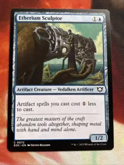 MAGIC THE GATHERING MTG COMMANDER: EDGE OF ETERNITIES ETHERIUM SCULPTOR - Image 1
