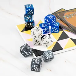 51 Pieces MTG Counter Dice Plus 1 Life Counters +1/+1 Tokens 6 Sided Dice Set fo - Image 4