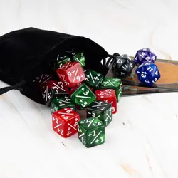 51 Pieces MTG Counter Dice Plus 1 Life Counters +1/+1 Tokens 6 Sided Dice Set fo - Image 5