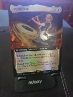 FOIL BORDERLESS Astrid Peth ~ Commander: Doctor Who [ NearMint ] [ Magic MTG ] - Image 1