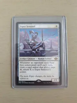 MTG Esper Sentinel Modern Horizons 2 Regular Rare Card 012/303 NM+ - Image 1