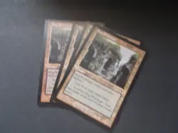 Bog Wreckage x4 MTG Odyssey Black Common Land LP - Image 1