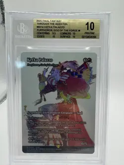 2025 MTG FINAL FANTASY KEFKA PALAZZO FOIL Pristine BGS 10 THROUGH THE AGES - Image 1