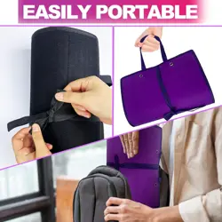 Playmat Holder, Playmat Tube Storage Bag for MTG with 2 Hooks, Fits 12+1 Game Ma - Image 5