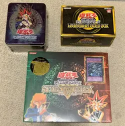 Yugioh Structure Deck Deluxe Set Yugi & Joey Version Vol.2 SDX-002 3-Piece Set - Image 1
