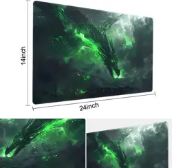 Premium Board Game 24x14in TCG Playmat Compatible for OCG CCG RPG MTG Play Mats, - Image 3