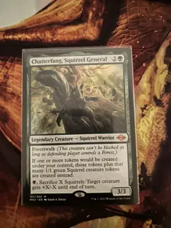 1x Chatterfang, Squirrel General MTG Modern Horizons 2 Mythic Rare Nonfoil NM - Image 1