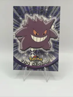 Pokemon #94 Gengar Card Topps 2000 TV Animation Edition Nintendo - Image 1