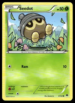 Seedot XY - BREAKpoint 4/122 MP Pokemon TCG | Buy 10 Get 10 Free - Image 1