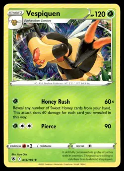 Vespiquen SWSH10: Astral Radiance 012/189 MP Pokemon TCG | Buy 10 Get 10 Free - Image 1
