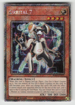 Orbital 7 Yugioh RA04-EN197 Platinum Secret Rare PSR NM - Image 1