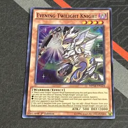 Yugioh Evening Twilight Knight MP16-EN124 1st Edition Super Rare - Image 2