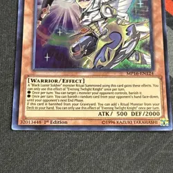Yugioh Evening Twilight Knight MP16-EN124 1st Edition Super Rare - Image 4