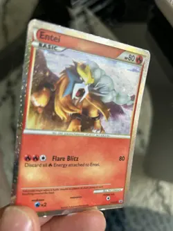 Pokemon Card - Entei - HGSS20 - HGSS Promo HOLO 2010 - NM/LP - Image 3