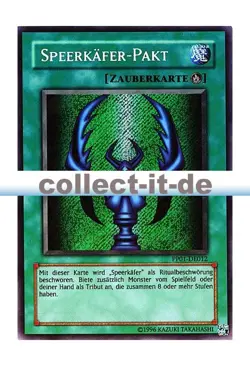 Yugioh PP01-DE012 - Speerkafer-Pakt - Secret Rare - Image 1